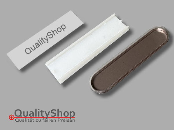 Klingelschild Marcmetal PN "Fume" (3-teilig Spezialanfertigung)